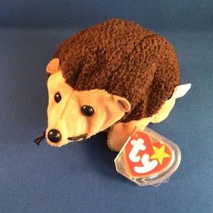 RETIRED TY Prickles Beanie Baby 1998 with TAG ERROR! Collectible